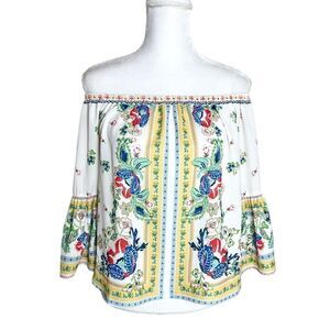 Jealous Tomato Off Shoulder Top Small